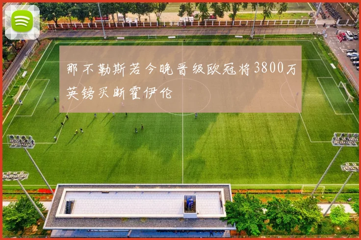 那不勒斯若今晚晋级欧冠将3800万英镑买断霍伊伦